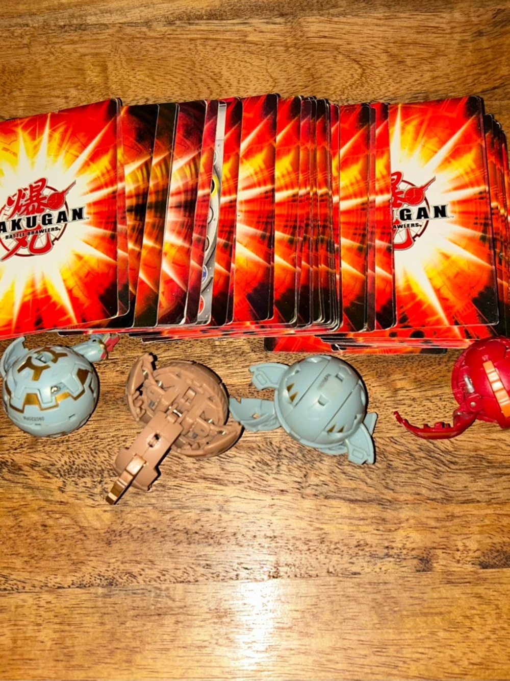 Bakugan Battle Brawlers Assorted Toy Spheres - Blue, Brown, Red